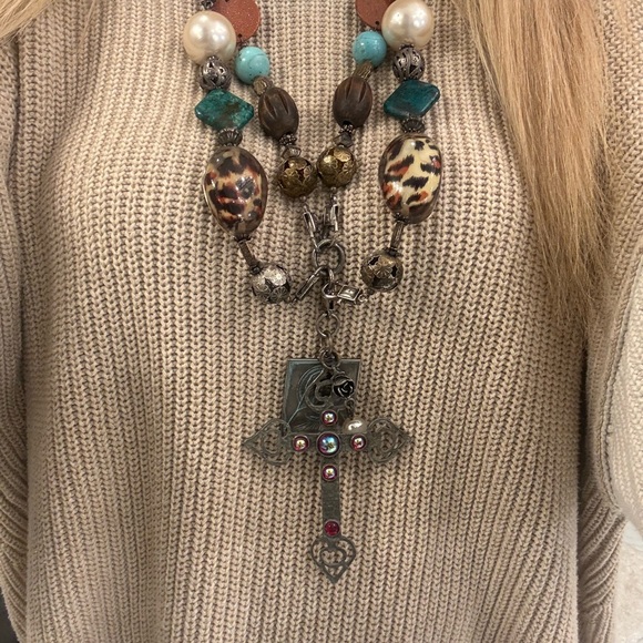 Antique, Vintage beads mixed with new! Necklace - Picture 1 of 2